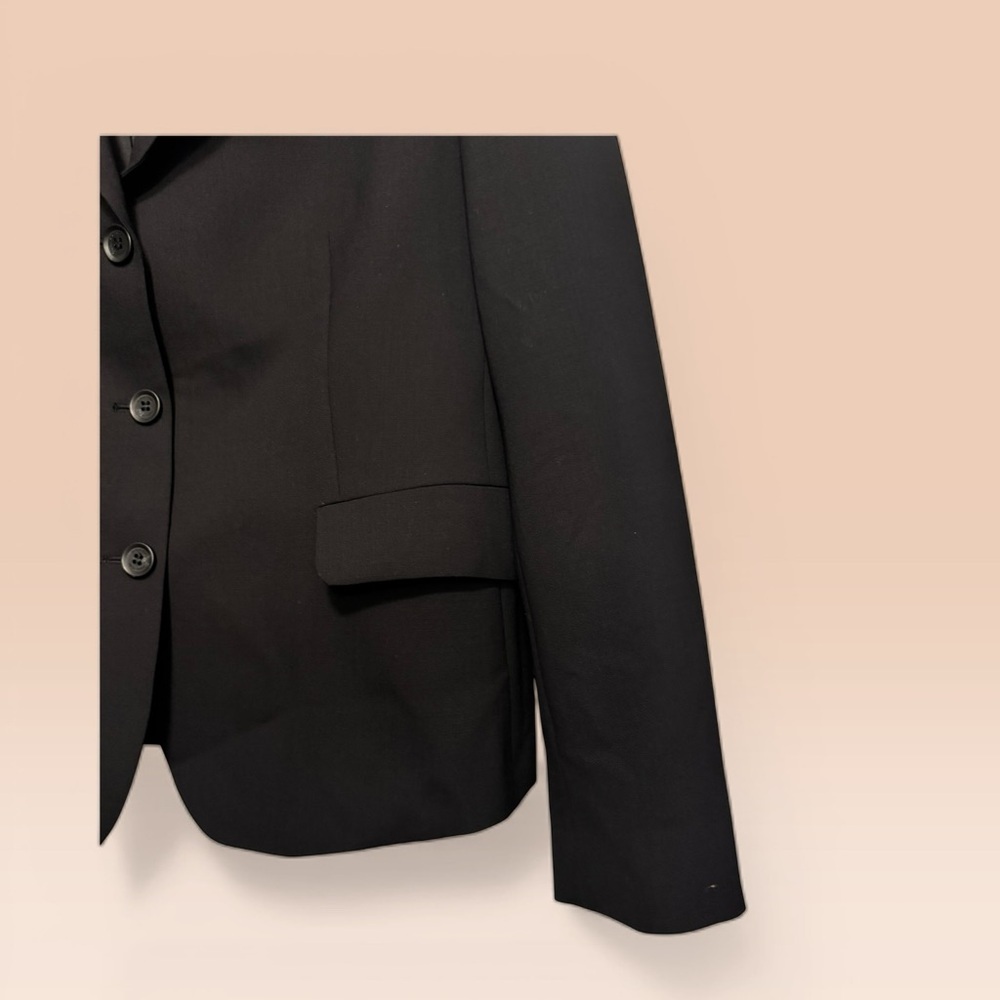 Coach Black Wool Blazer - Picture 2 of 7